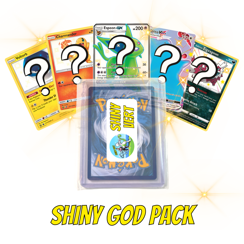 pokemon card god pack Shiny God Pack – Shiny Vert